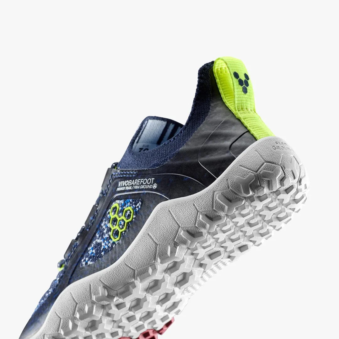 Кроссовки Vivobarefoot Primus Trail Knit FG — детская модель, синий с фиолетовым, фото 7