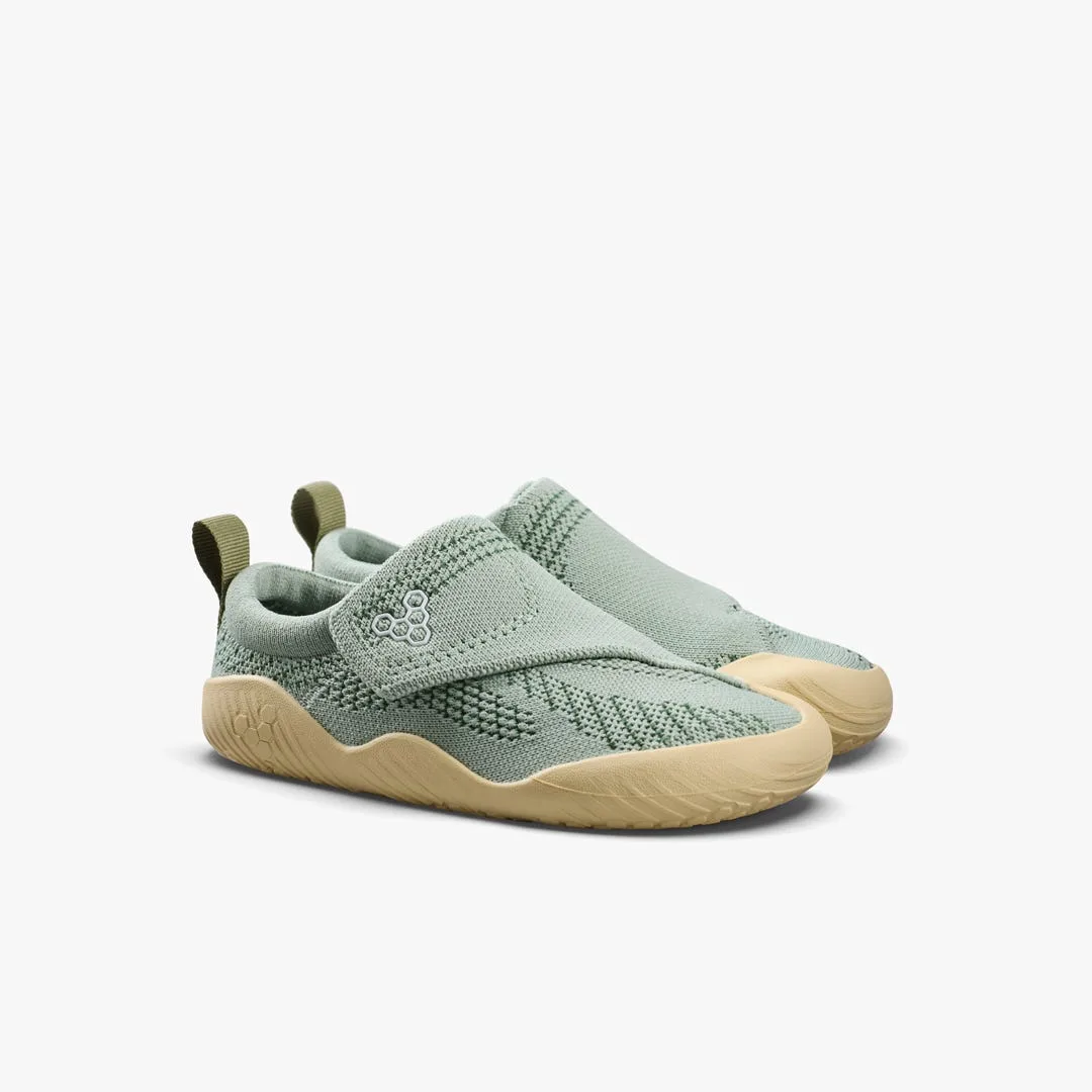 Кроссовки Vivobarefoot Motus Knit — для дошкольников, ледяной зелёный, фото 4