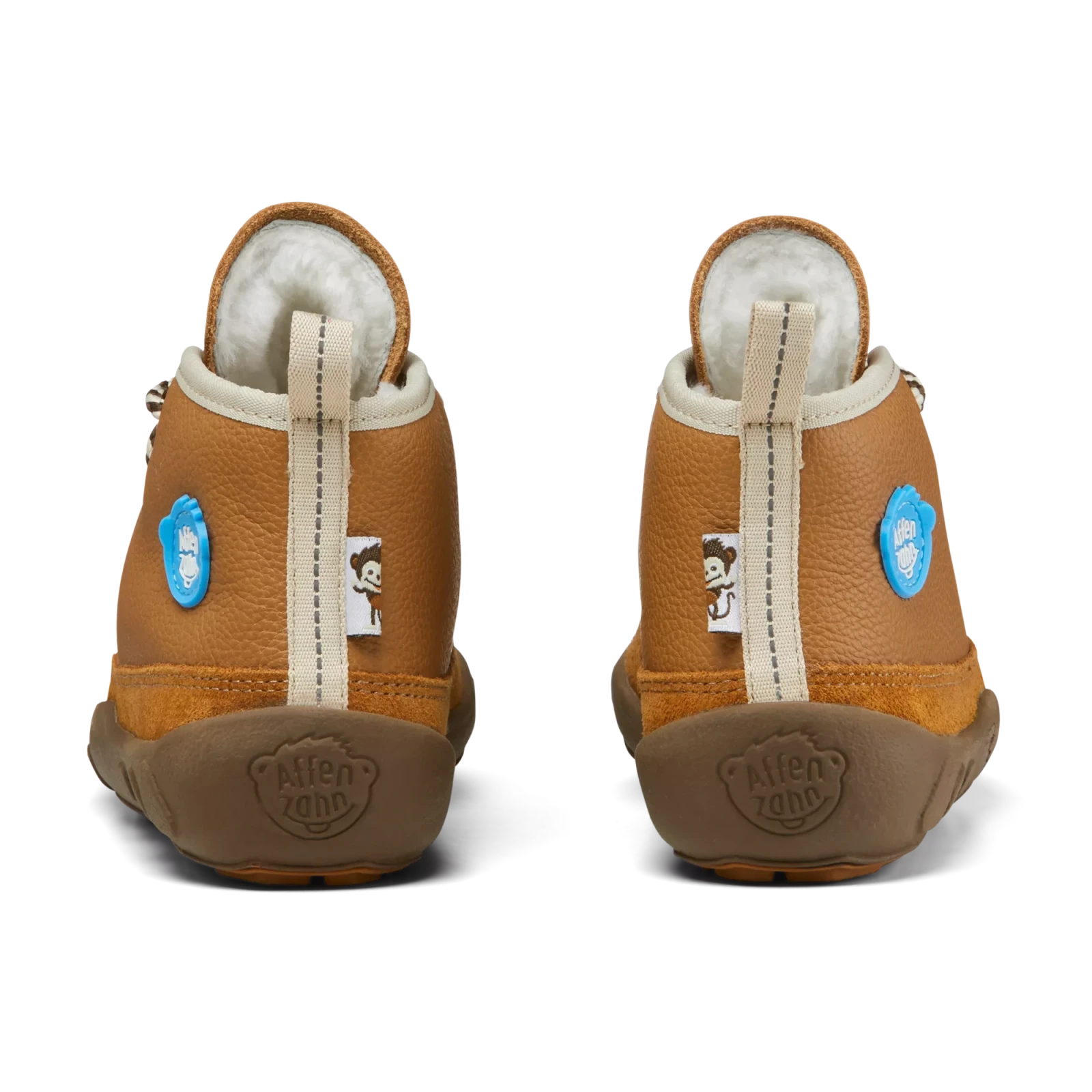 Зимние полуботинки Affenzahn Easy Affenzahn — коричневый, фото 6