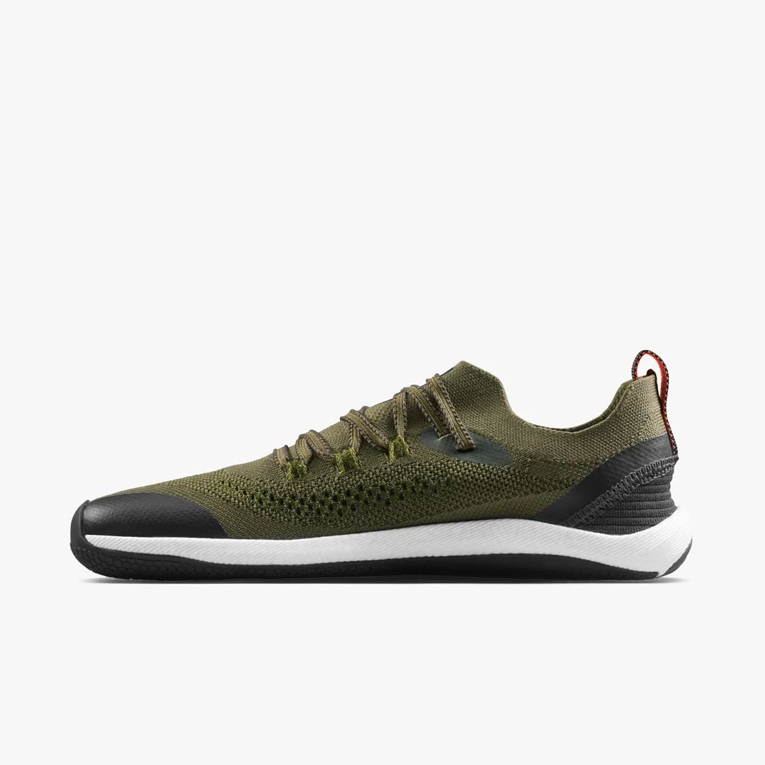 Кроссовки Vivobarefoot Primus Flow Knit — женская модель, тёмно-оливковый, фото 3