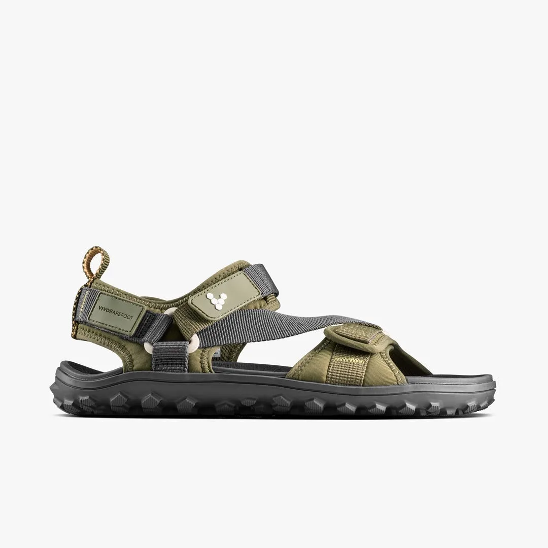 Сандалии Vivobarefoot Tracker Ora Sandal — женская модель, тёмно-оливковый