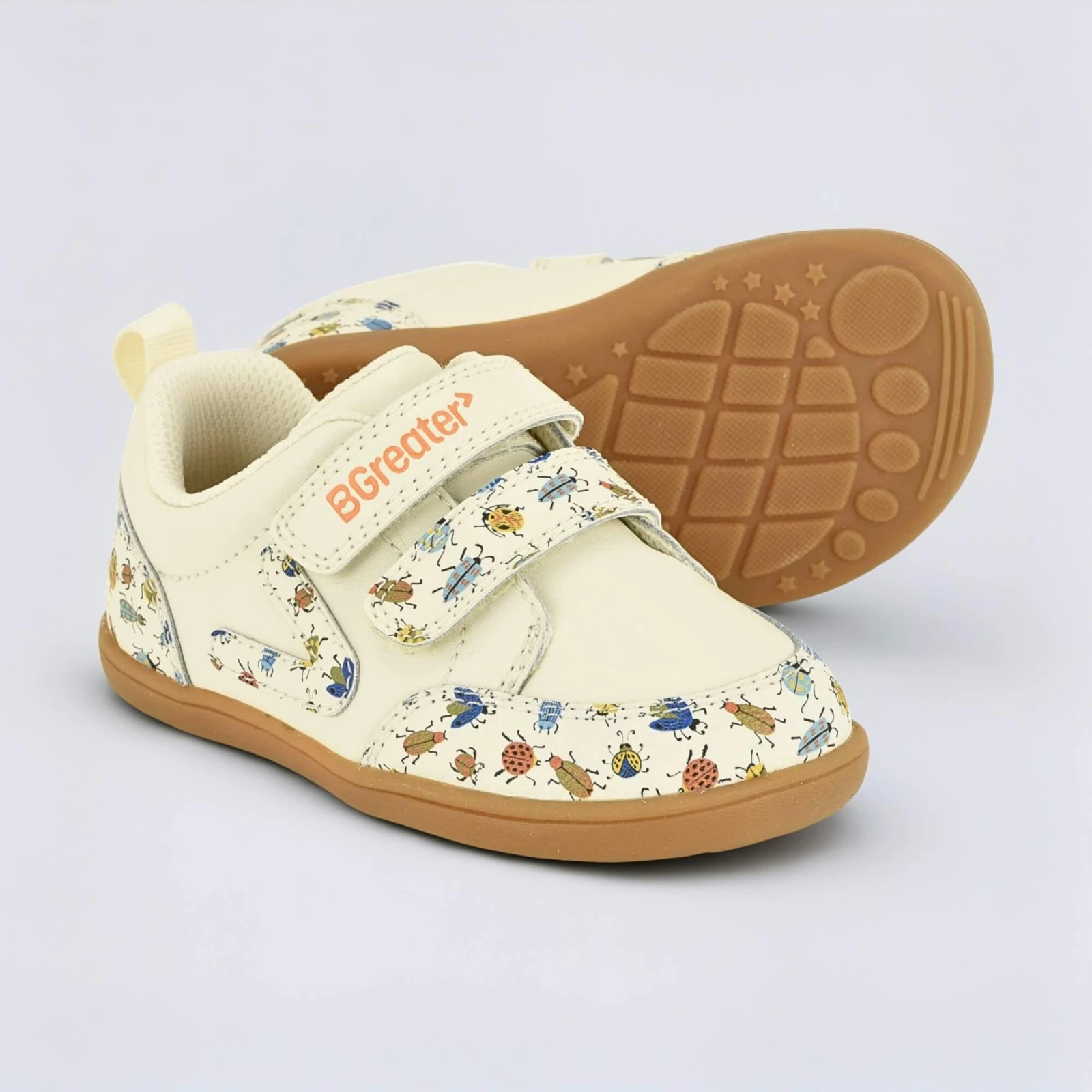 Обувь для первых шагов BGreater Edison — кремовый с рисунком, фото 11