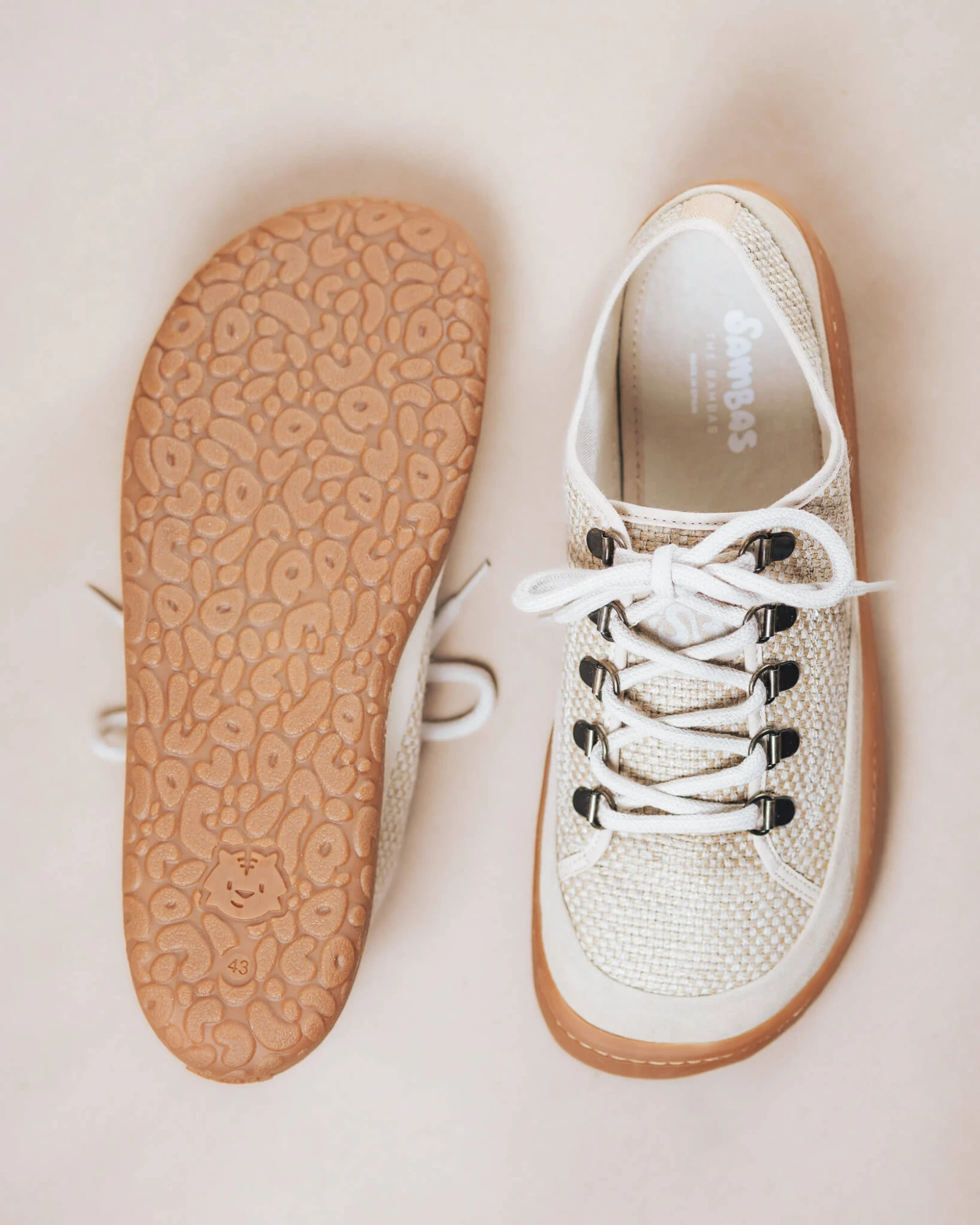 Босоногие кеды Sambas the bambas Linen — льняные, фото 6
