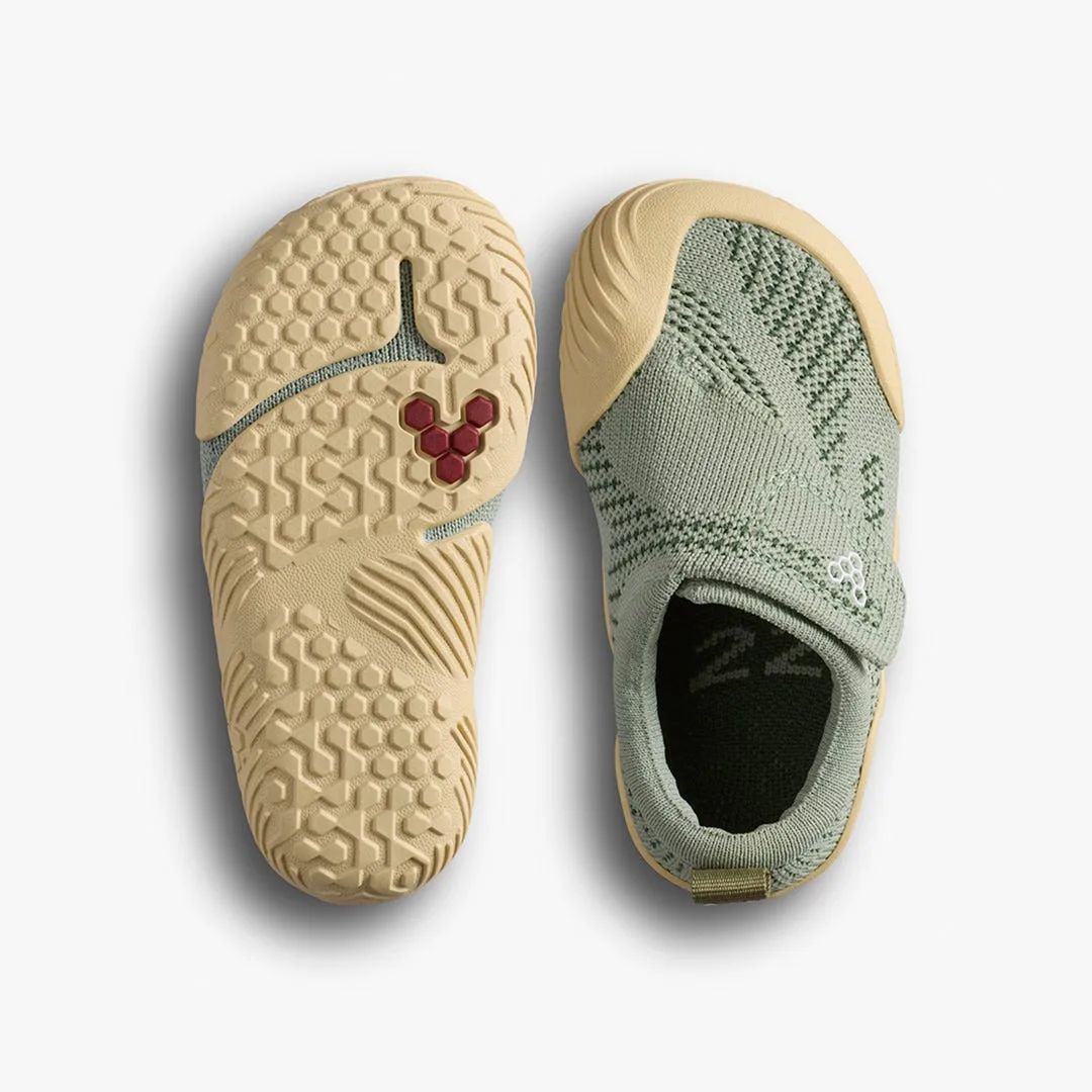 Кроссовки Vivobarefoot Motus Knit — для малышей, ледяной зелёный, фото 2