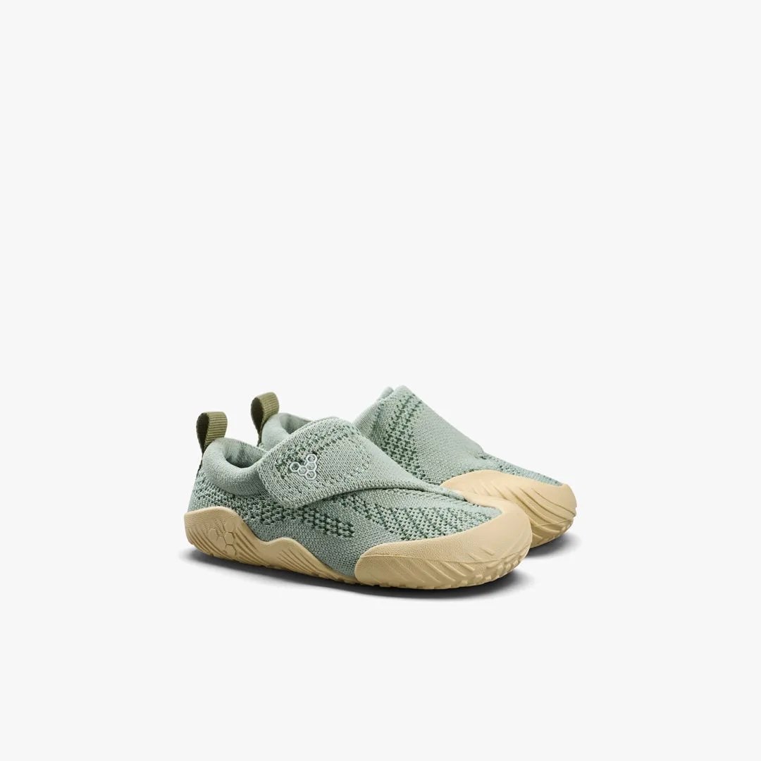 Кроссовки Vivobarefoot Motus Knit — для малышей, ледяной зелёный, фото 4