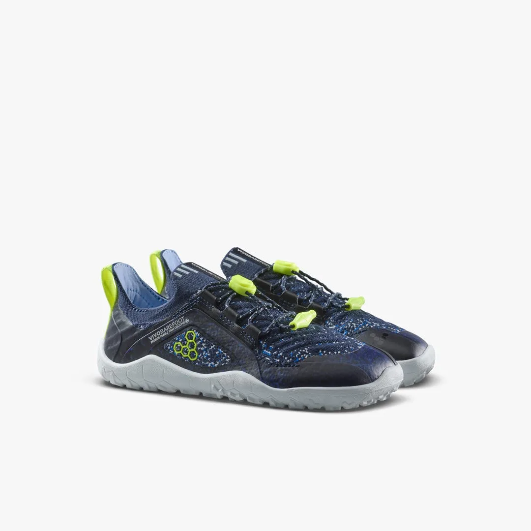 Кроссовки Vivobarefoot Primus Trail Knit FG — детская модель, синий с фиолетовым, фото 4