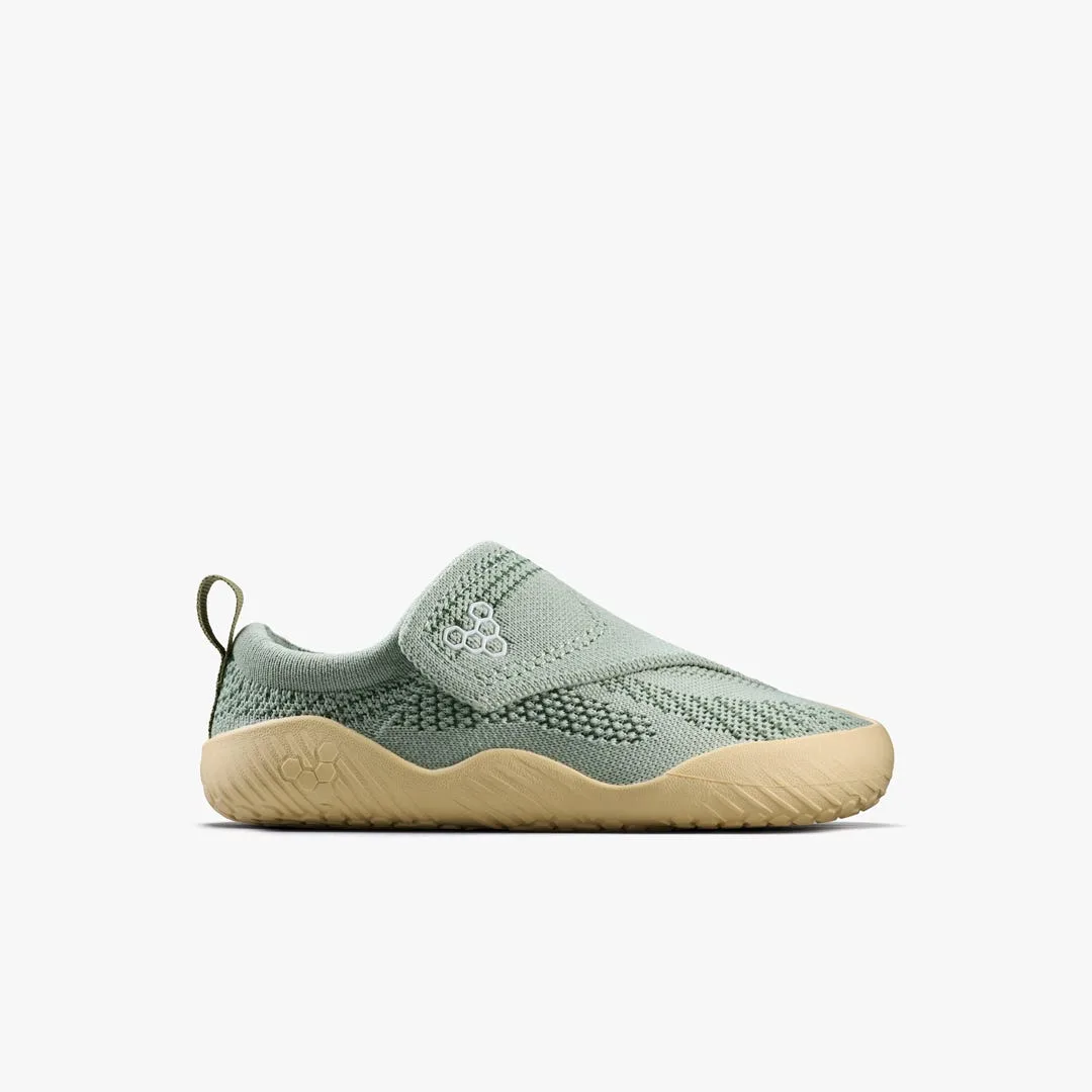Кроссовки Vivobarefoot Motus Knit — для дошкольников, ледяной зелёный