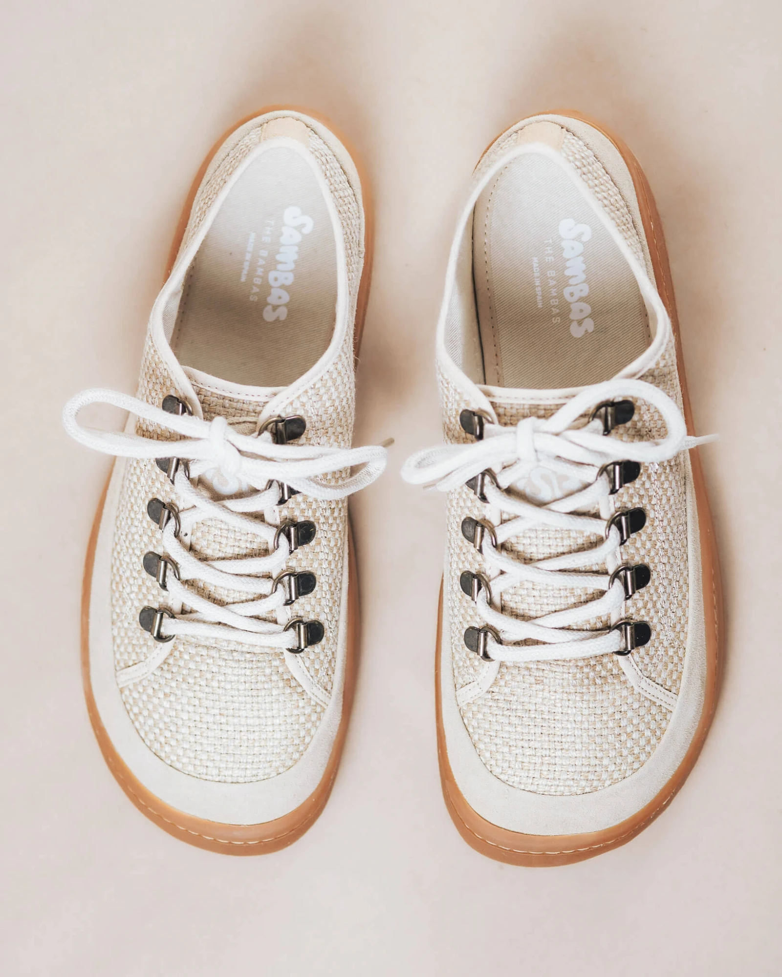 Босоногие кеды Sambas the bambas Linen — льняные, фото 4